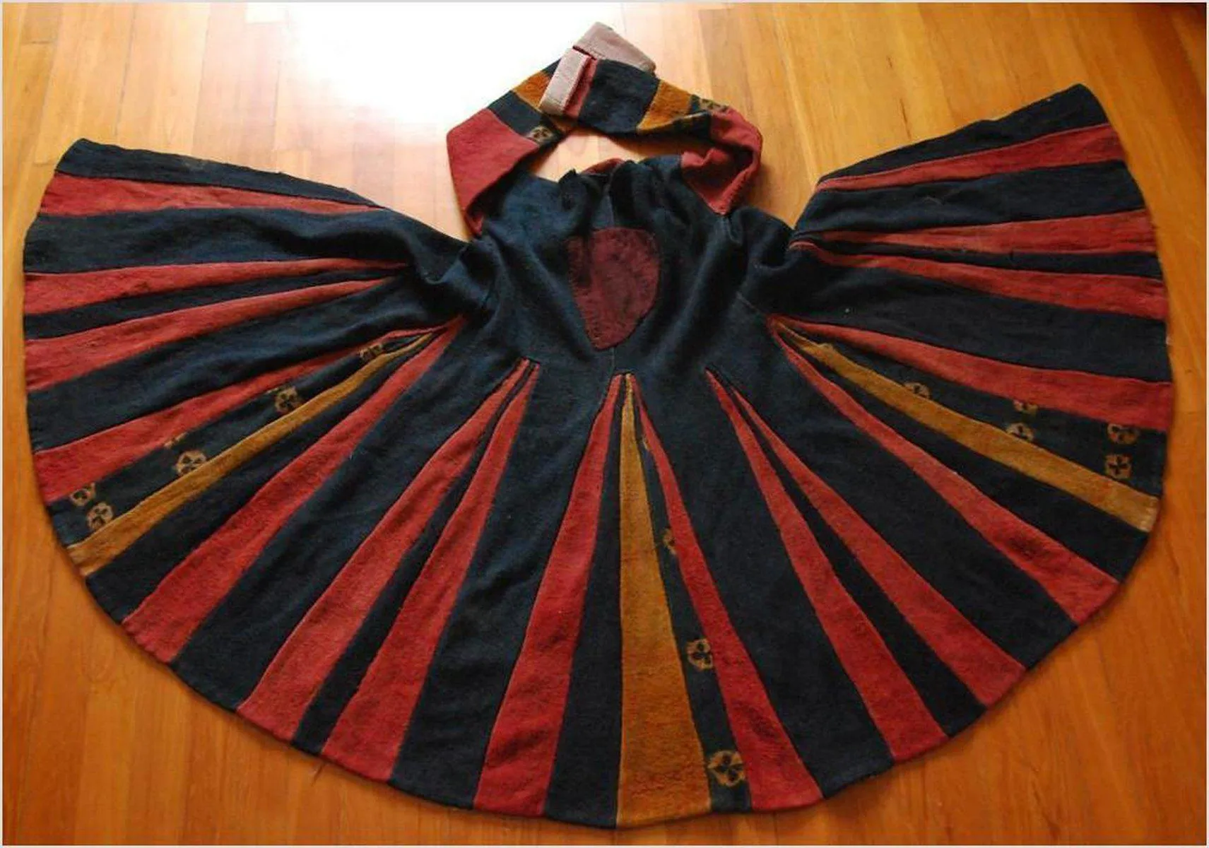116 SOLD Vintage Himalayan Coat with Tigma Tie Dye