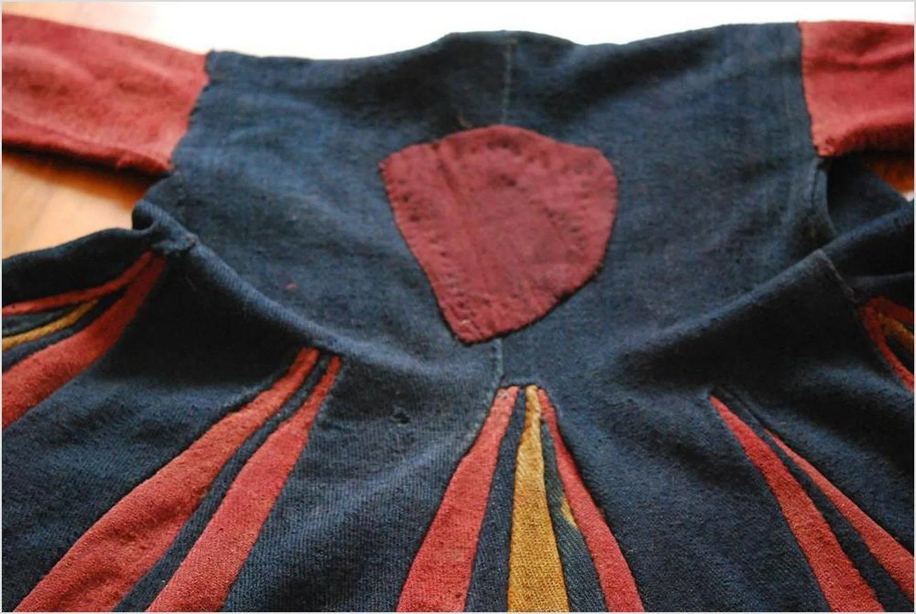 116 SOLD Vintage Himalayan Coat with Tigma Tie Dye