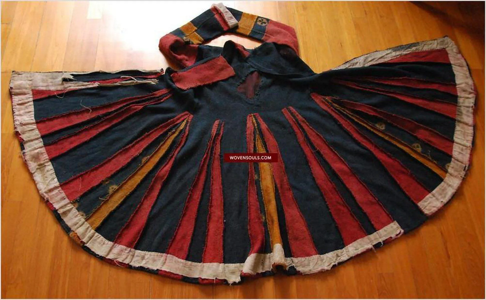 116 SOLD Vintage Himalayan Coat with Tigma Tie Dye