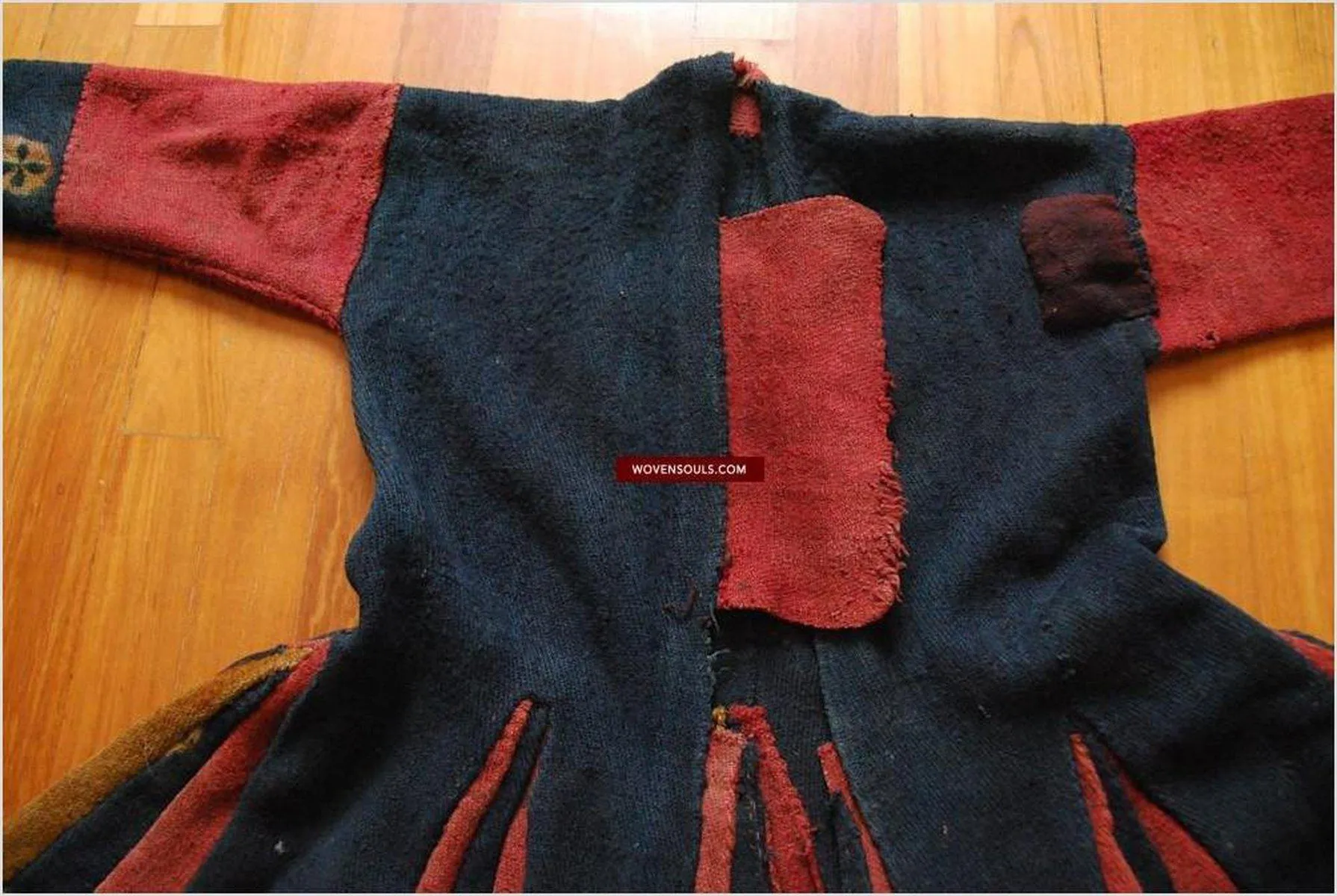 116 SOLD Vintage Himalayan Coat with Tigma Tie Dye