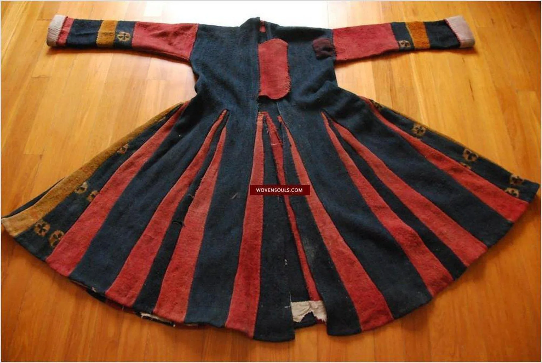 116 SOLD Vintage Himalayan Coat with Tigma Tie Dye