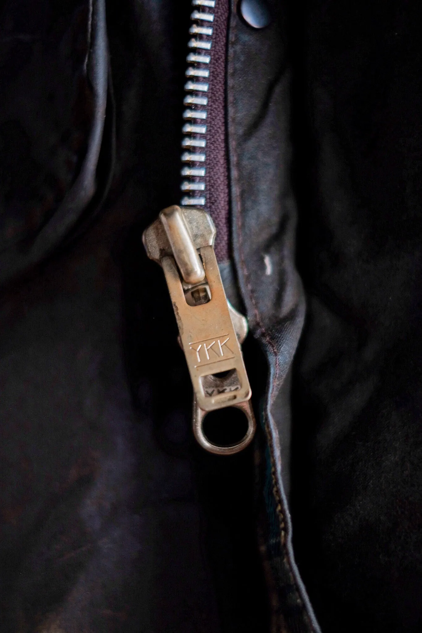 【~80's】Vintage Barbour "SOLWAY ZIPPER" With Hood 2 Crest Size.40