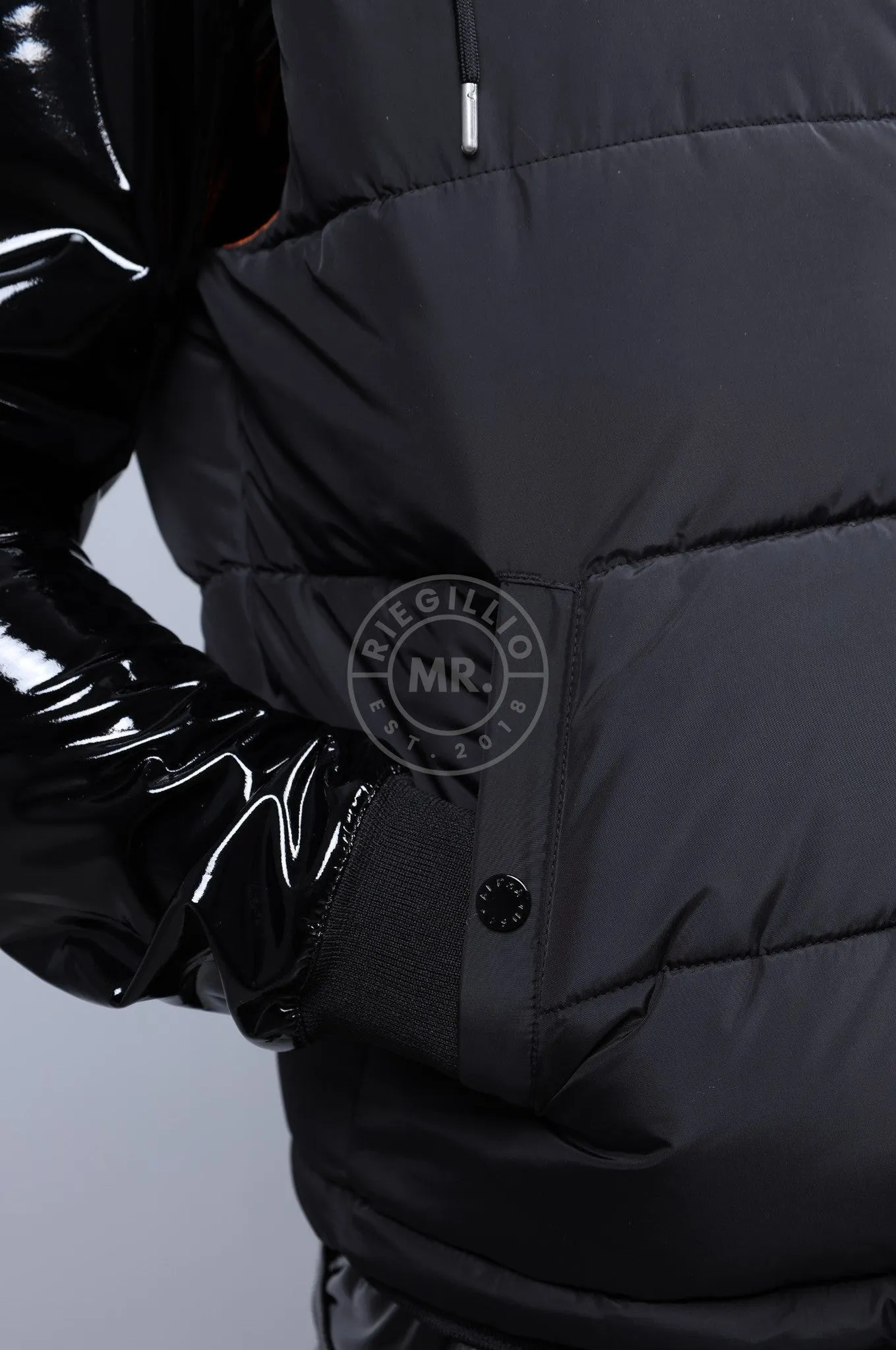 Alpha Industries Hooded Puffer Vest FD - Black