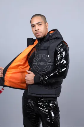 Alpha Industries Hooded Puffer Vest FD - Black