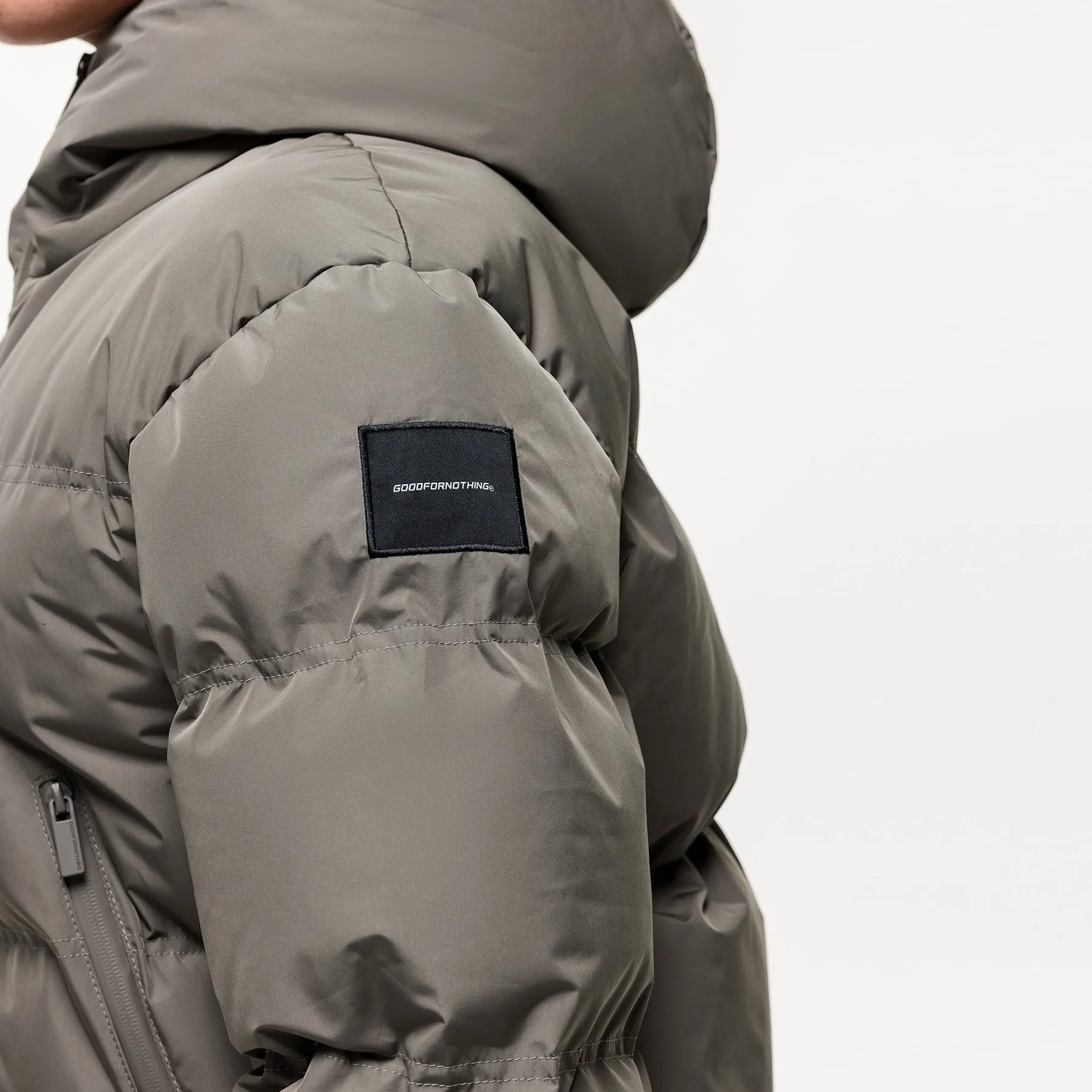 Arctic Olive Technical Puffer Jacket
