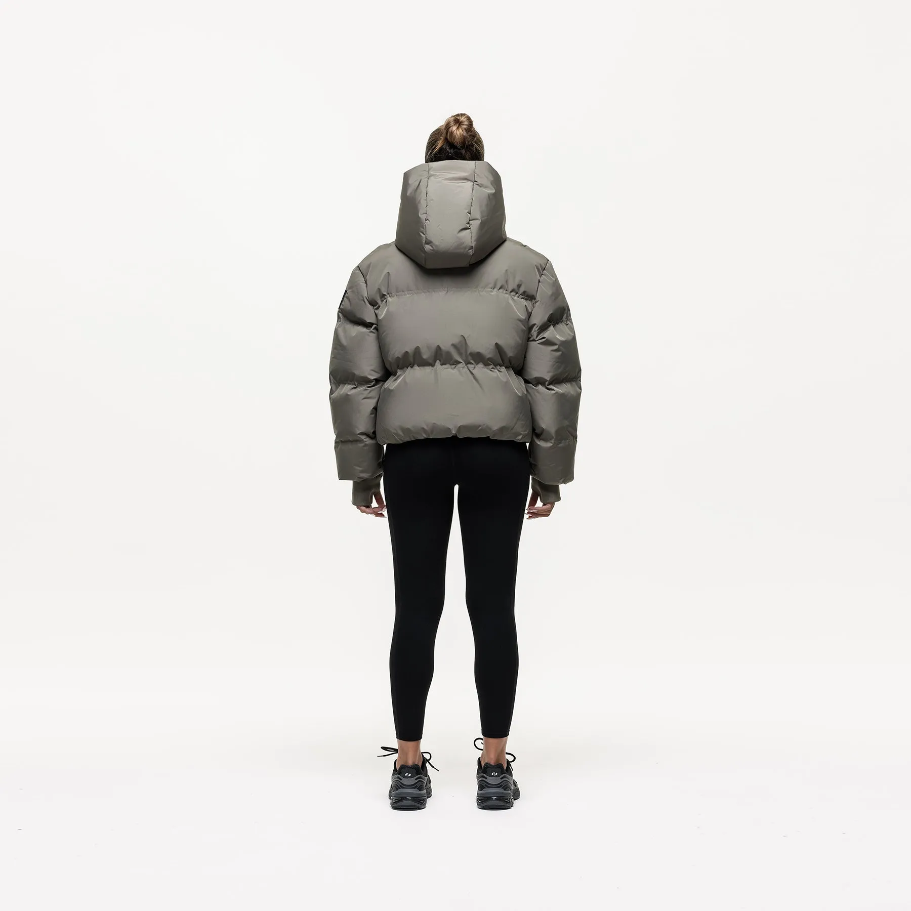 Arctic Olive Technical Puffer Jacket