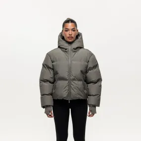 Arctic Olive Technical Puffer Jacket
