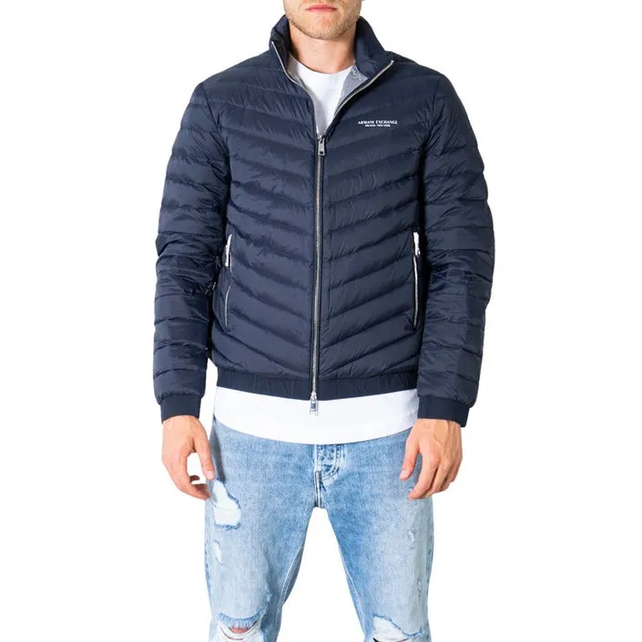 Armani Exchange  AX Mens Navy Puffer Jacket
