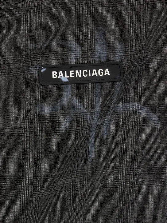 Balenciaga   Heather Prince of Wales wool jacket 