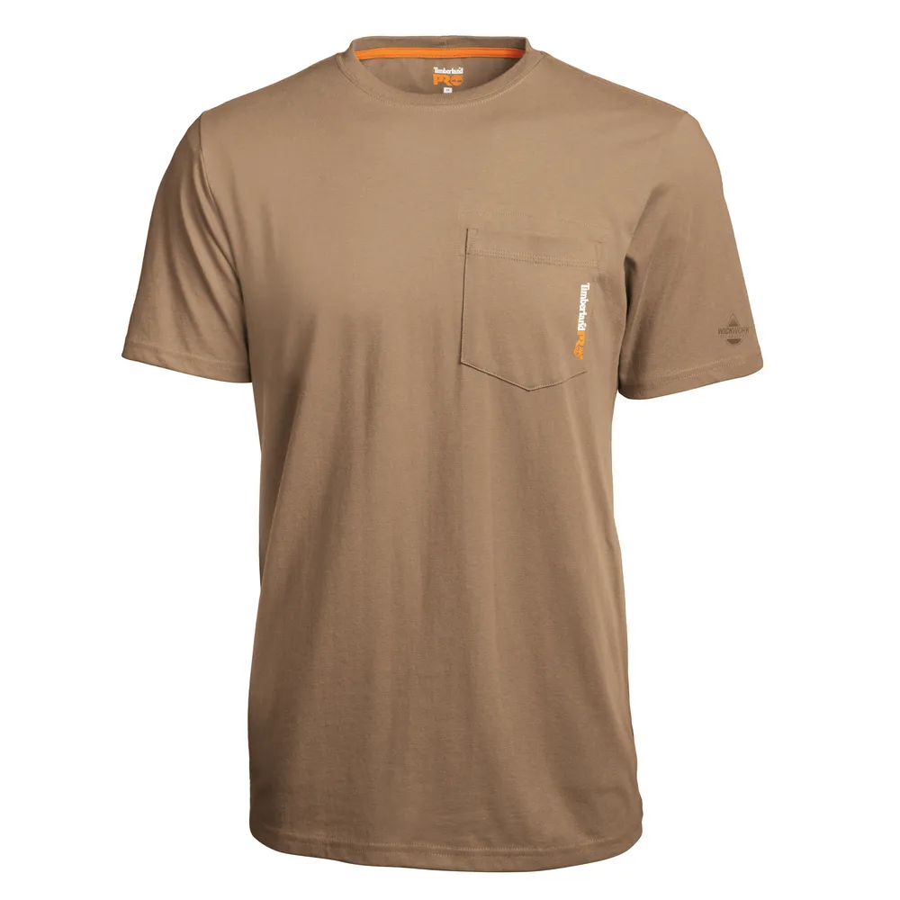BASE PLATE BLENDED SHORT SLEEVE T-SHIRT - D02-Dark Wheat | Timberland PRO TB0A1HNS
