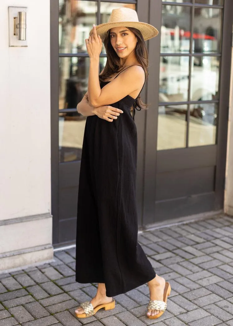 Bobi Square Neck Cami Wide Leg Jumpsuit ***FINAL SALE***