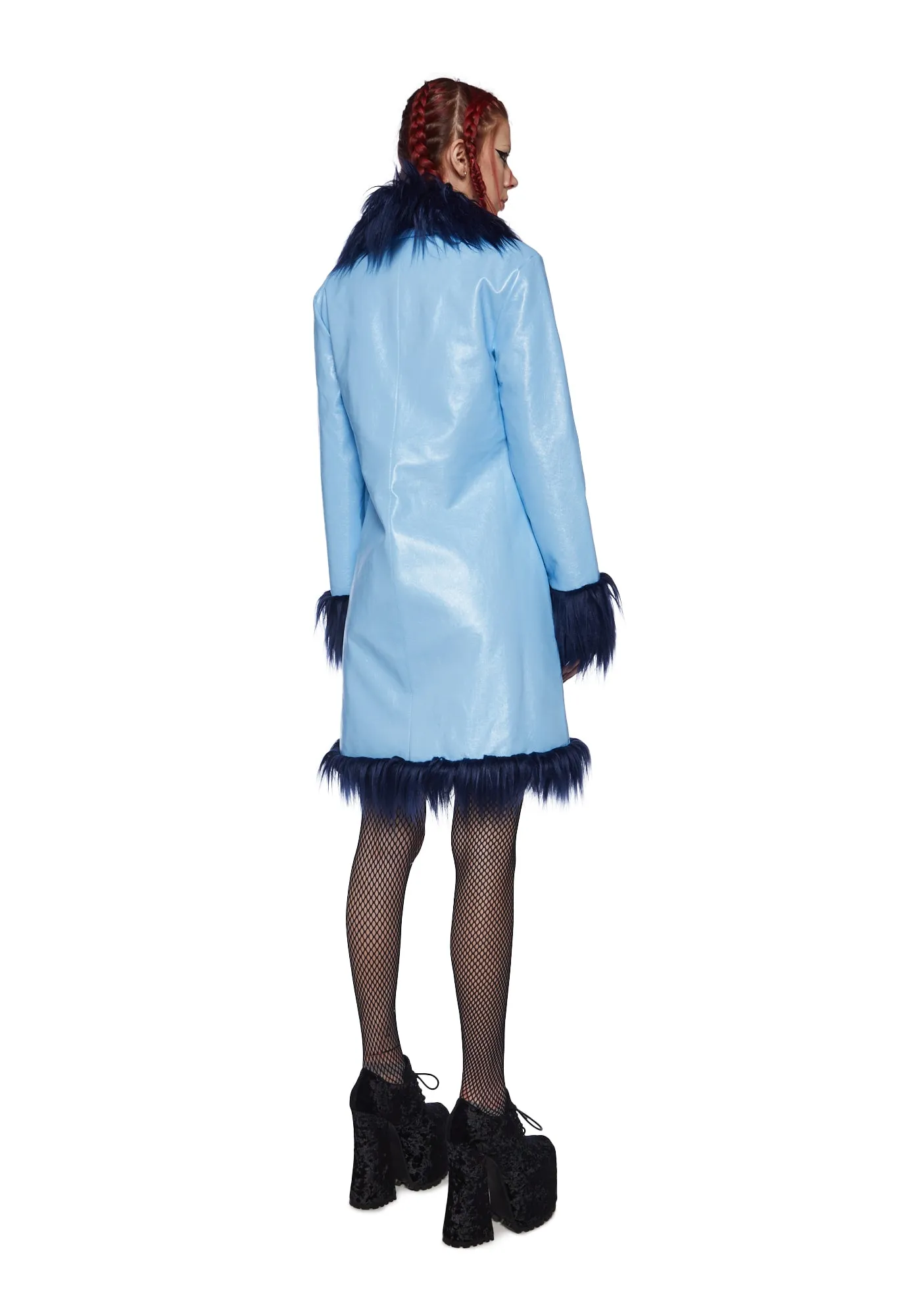 Boho Breeze Faux Fur Coat
