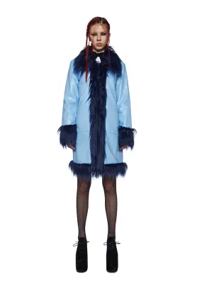 Boho Breeze Faux Fur Coat