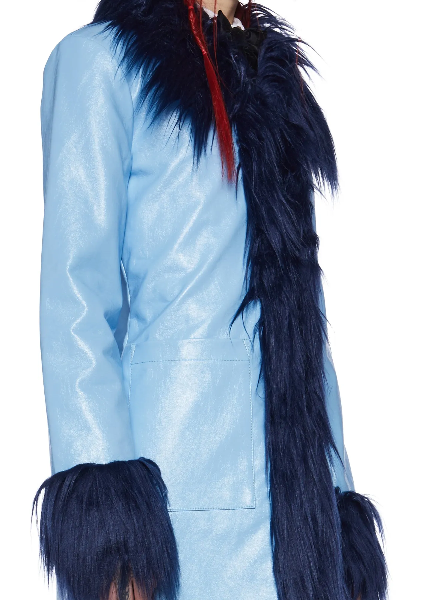 Boho Breeze Faux Fur Coat