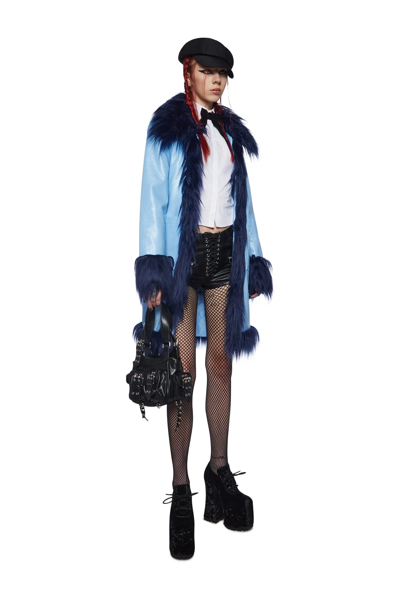Boho Breeze Faux Fur Coat