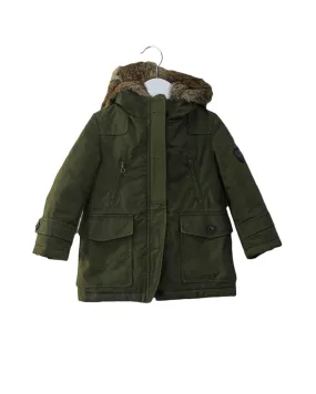 Bonpoint Faux Fur Puffer Jacket 3T