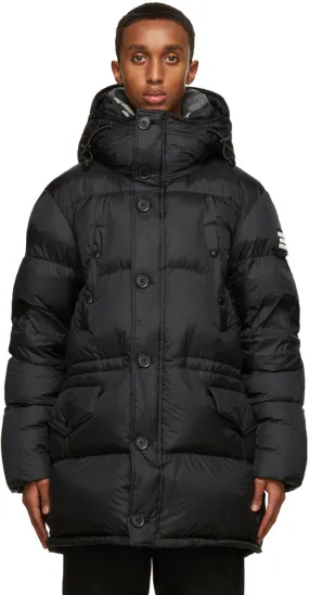 Burberry Black Down Lockwood Jacket