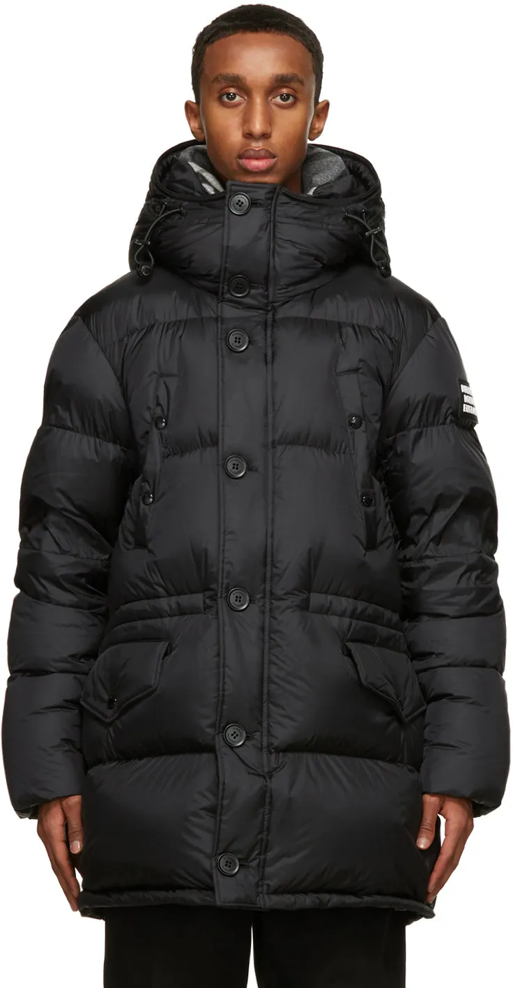 Burberry Black Down Lockwood Jacket
