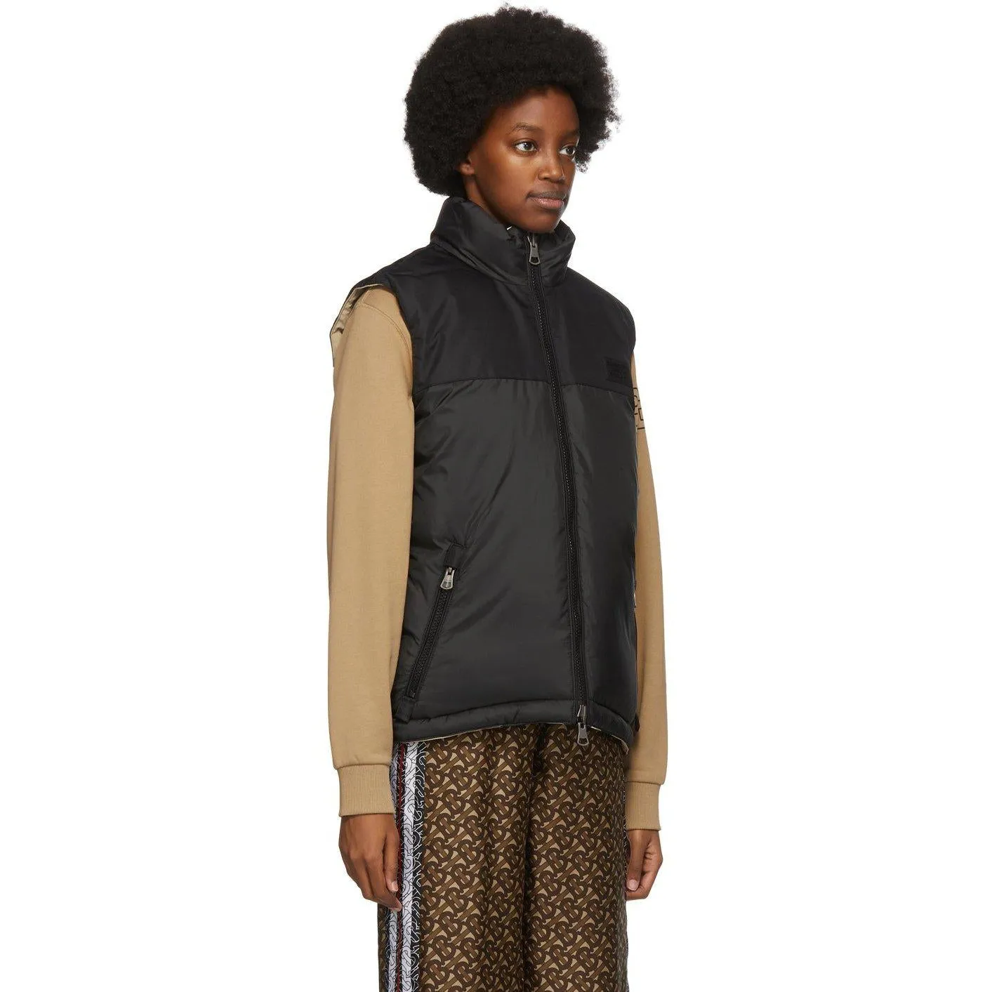 Burberry Reversible Beige Down Romford Vest