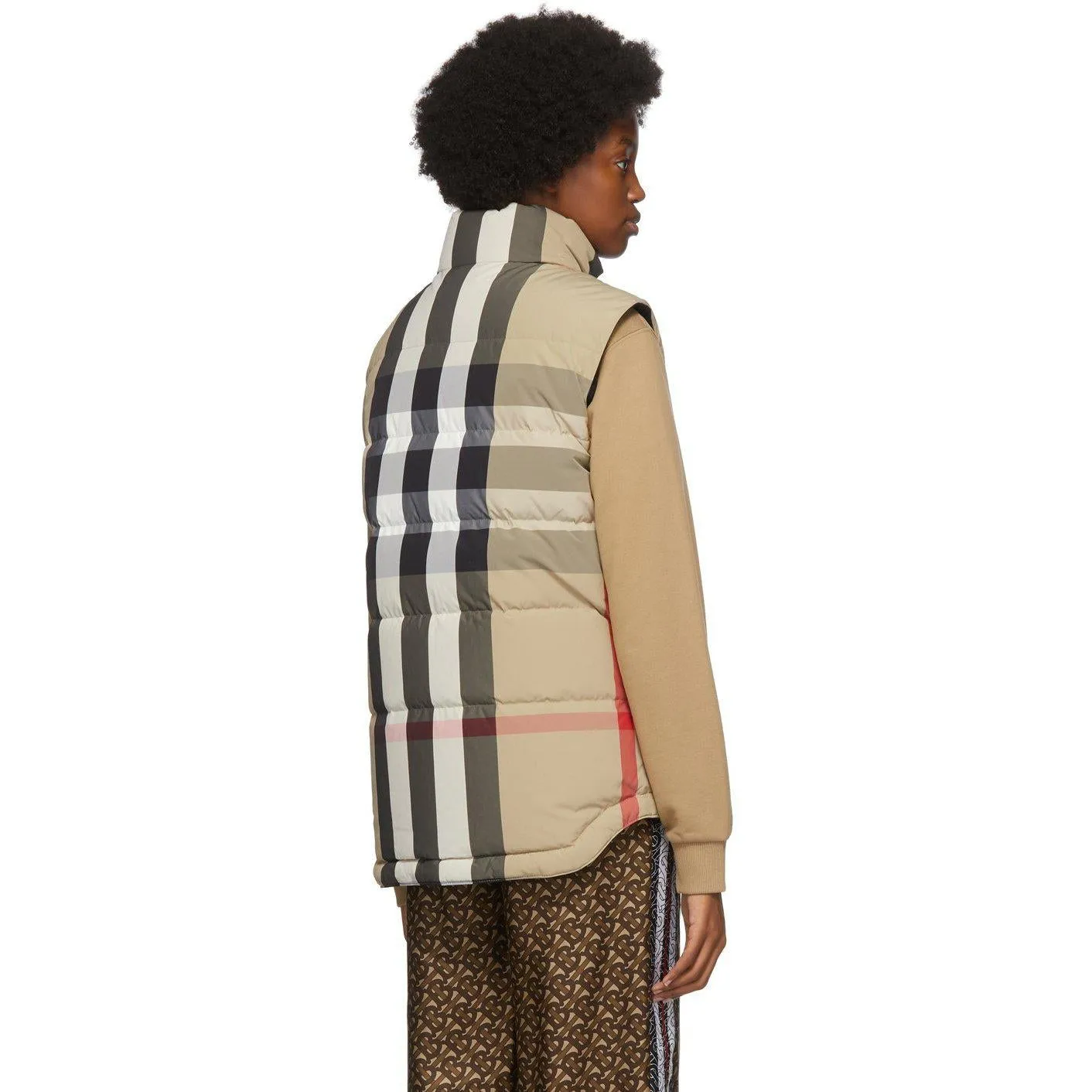 Burberry Reversible Beige Down Romford Vest