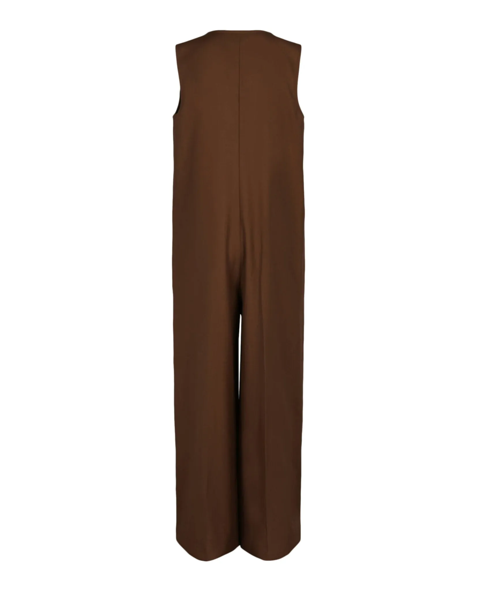 Burberry Womens Oversized Sleeveless Jumpsuit