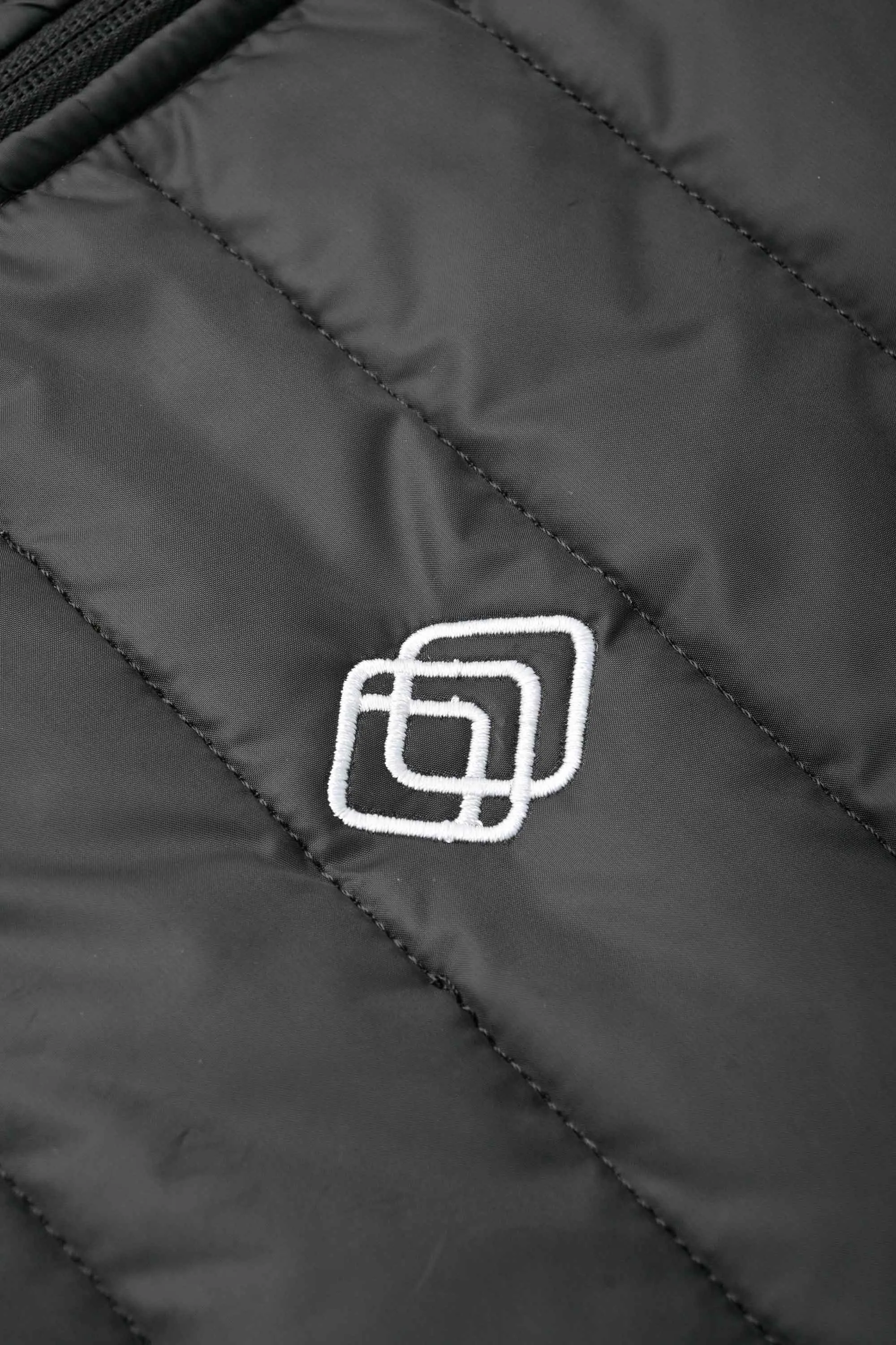 Burnt Soul Men's Logo Embroidered Design Puffer Jacket