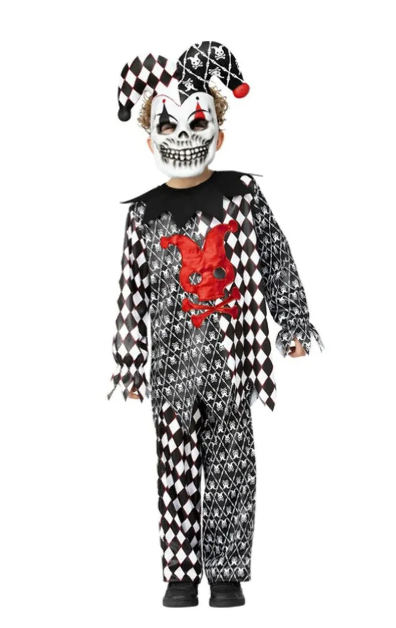 Childrens Evil Jester Costume