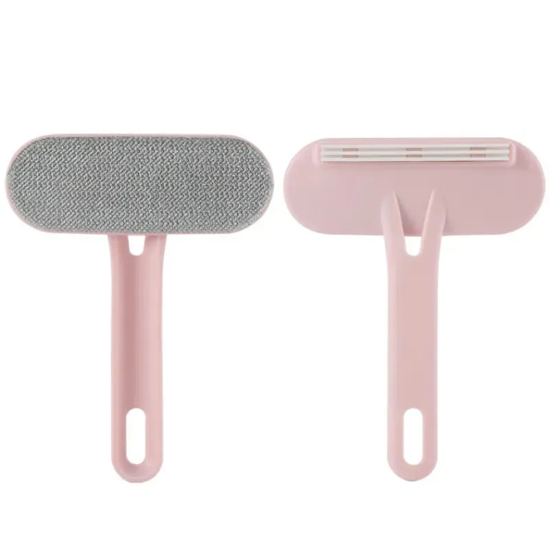 Double-Sided Pet Hair Remover Brush - Grooming & Wool Collector