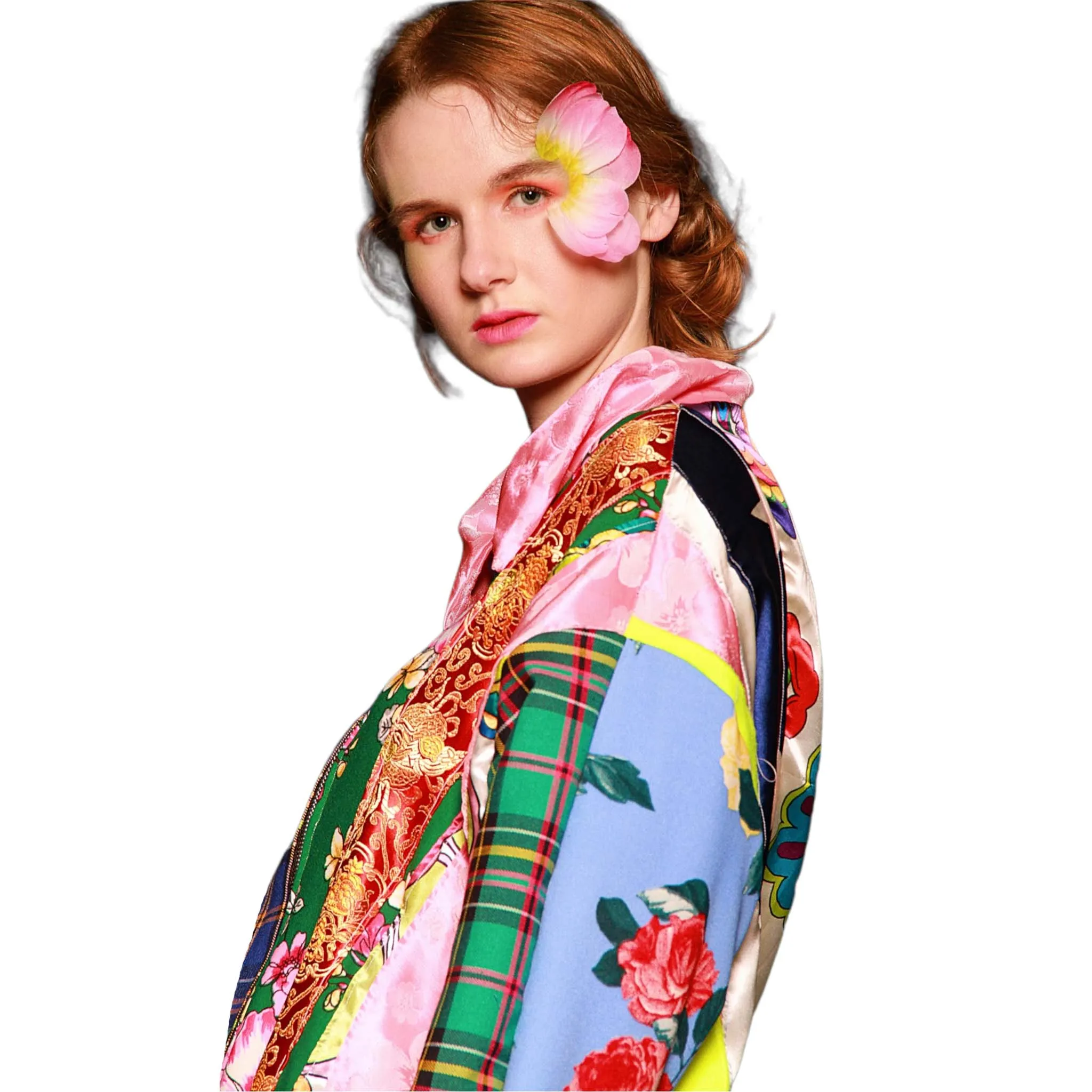Eye As A Kite Patchwork Oversized Jumpsuit