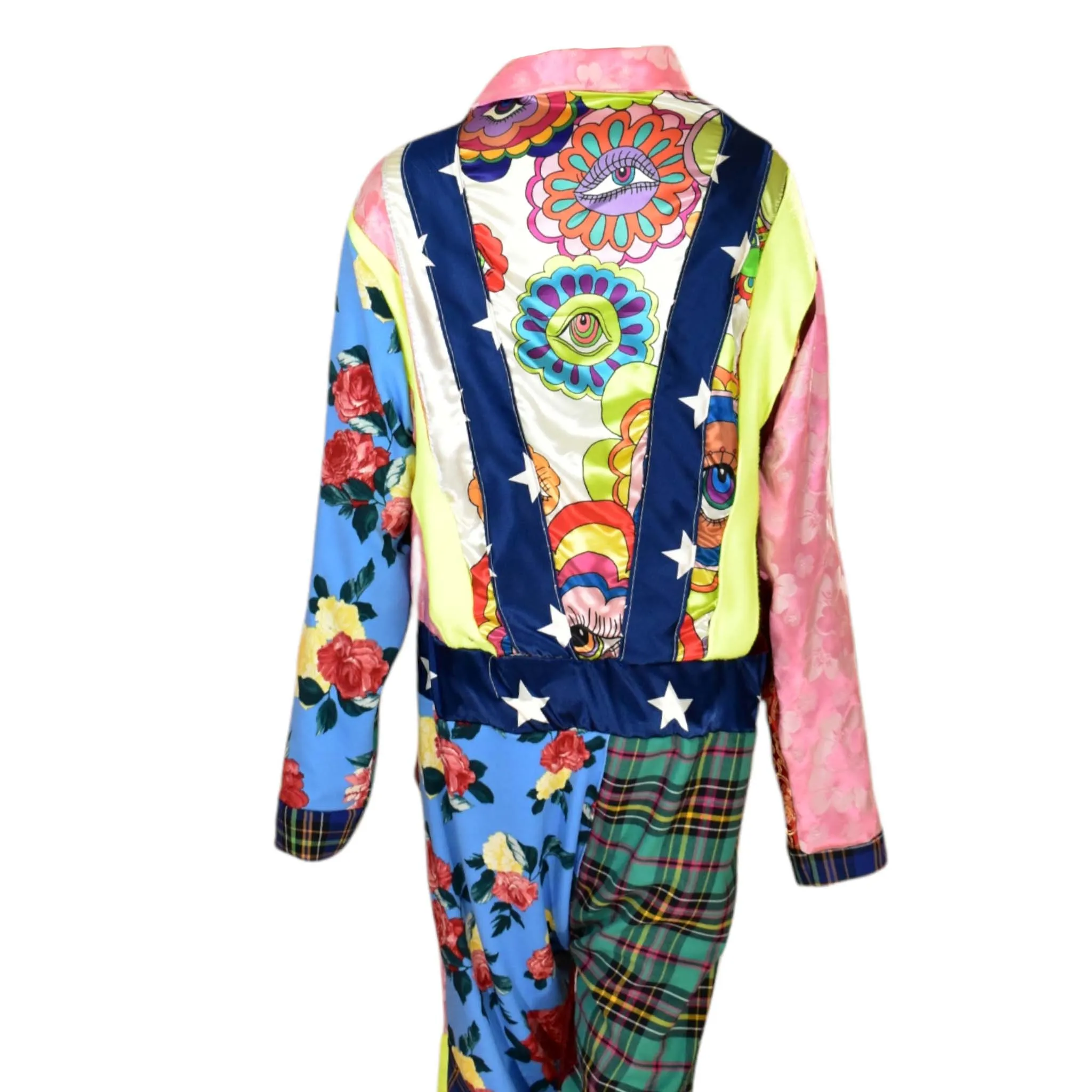 Eye As A Kite Patchwork Oversized Jumpsuit