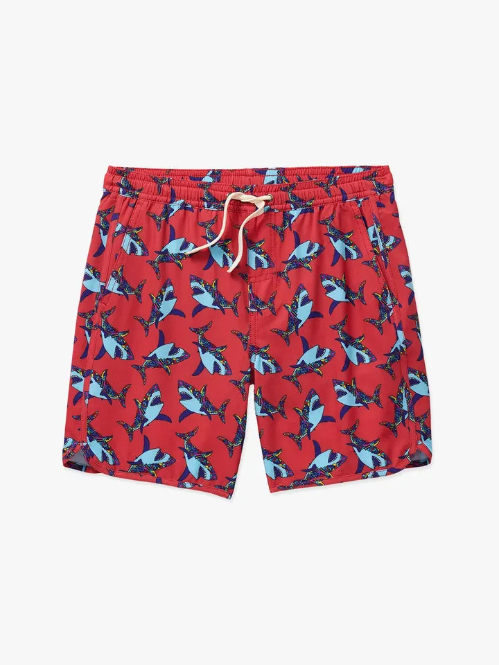Fair Harbor Youth Kids Anchor Red Confetti Shark