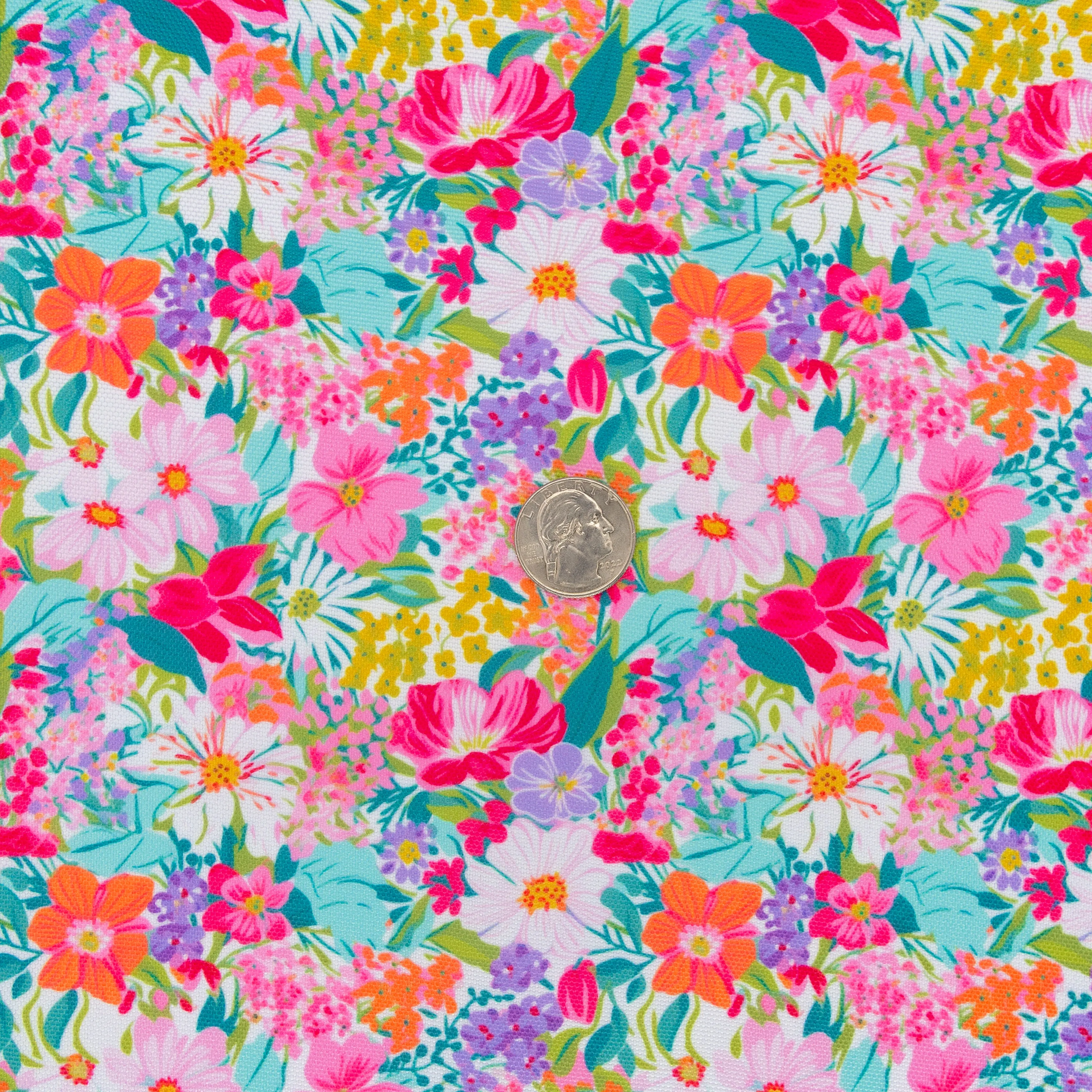 Garden Party Water-Resistant Canvas 18" x 58" Roll