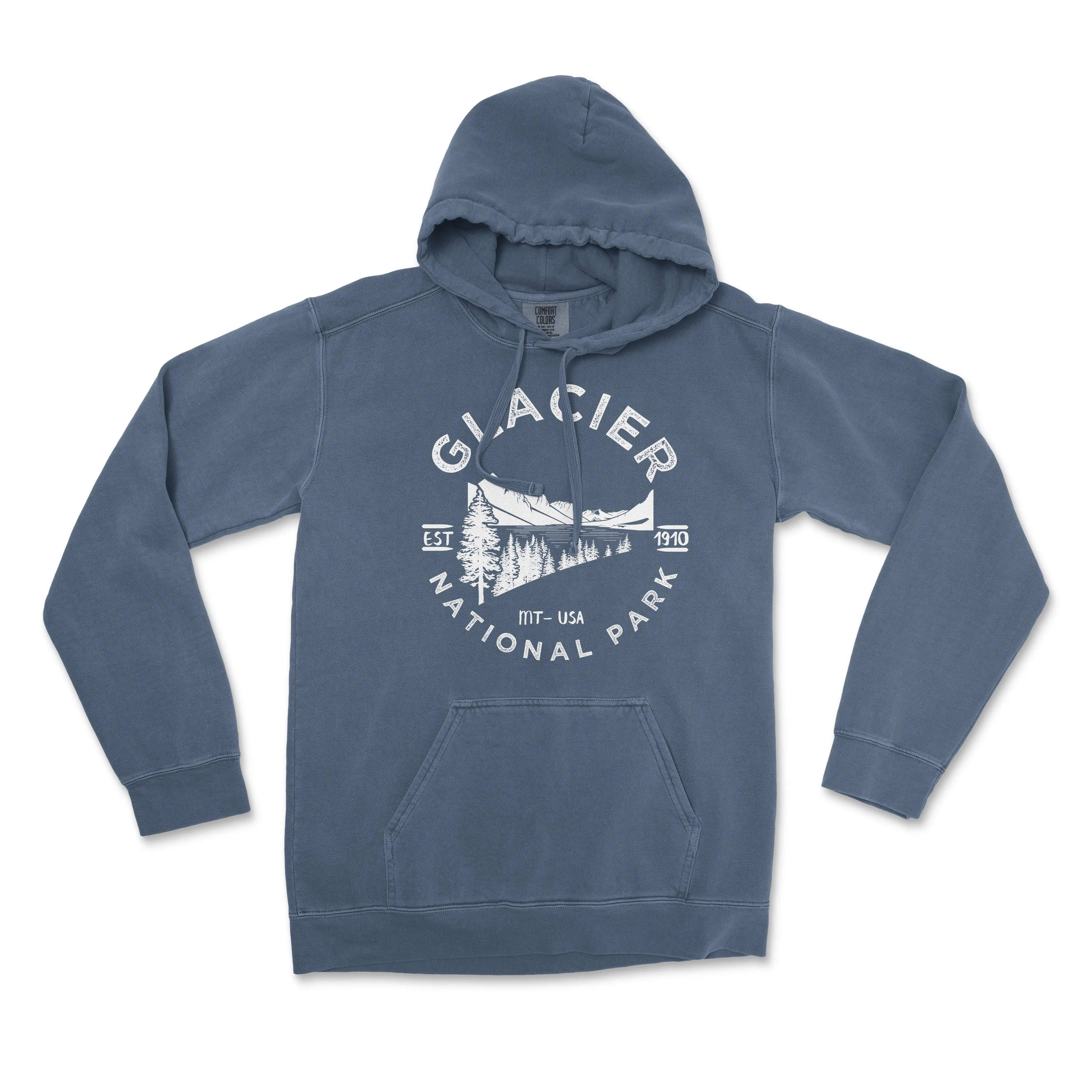 Glacier Valley National Park Comfort Colors Hoodie