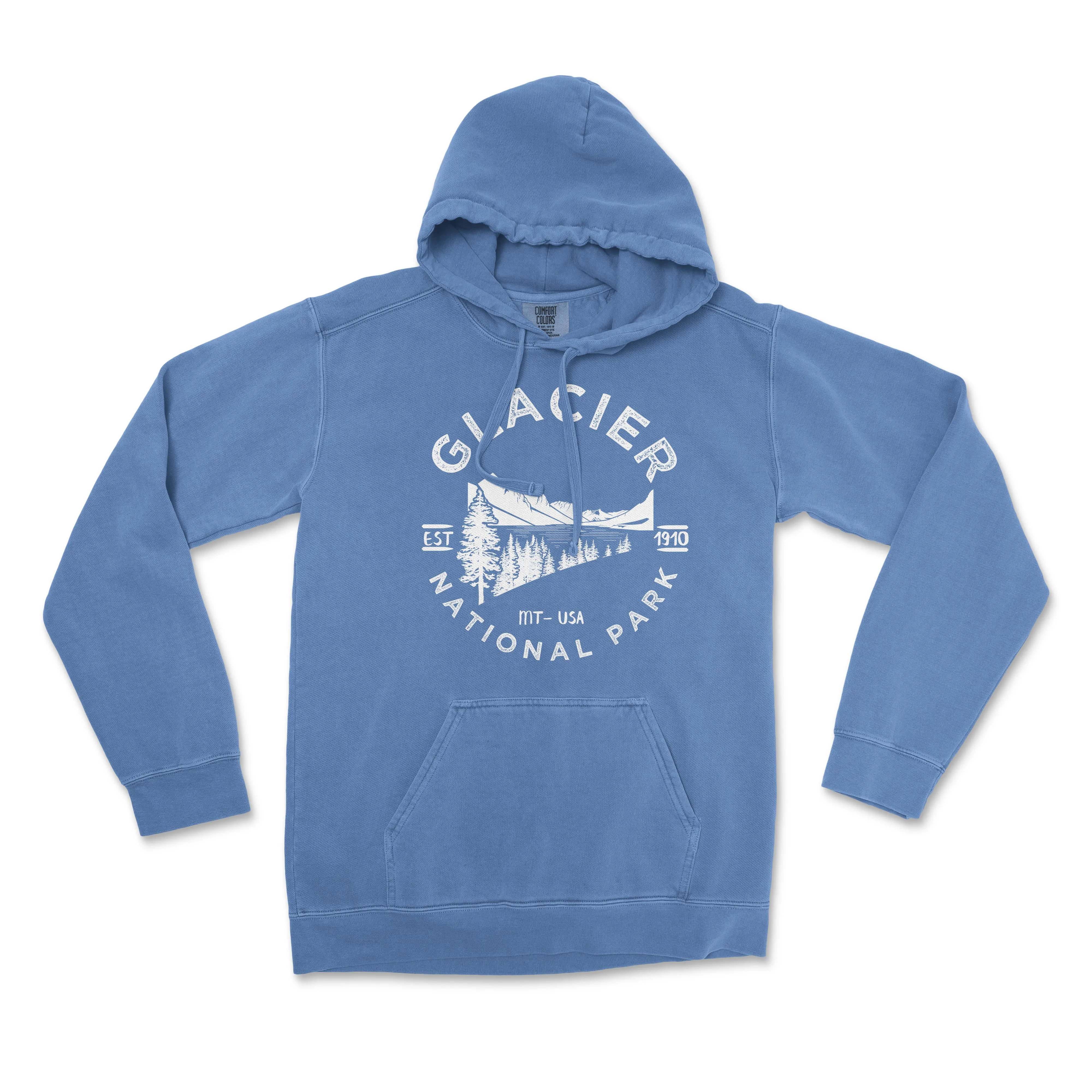 Glacier Valley National Park Comfort Colors Hoodie