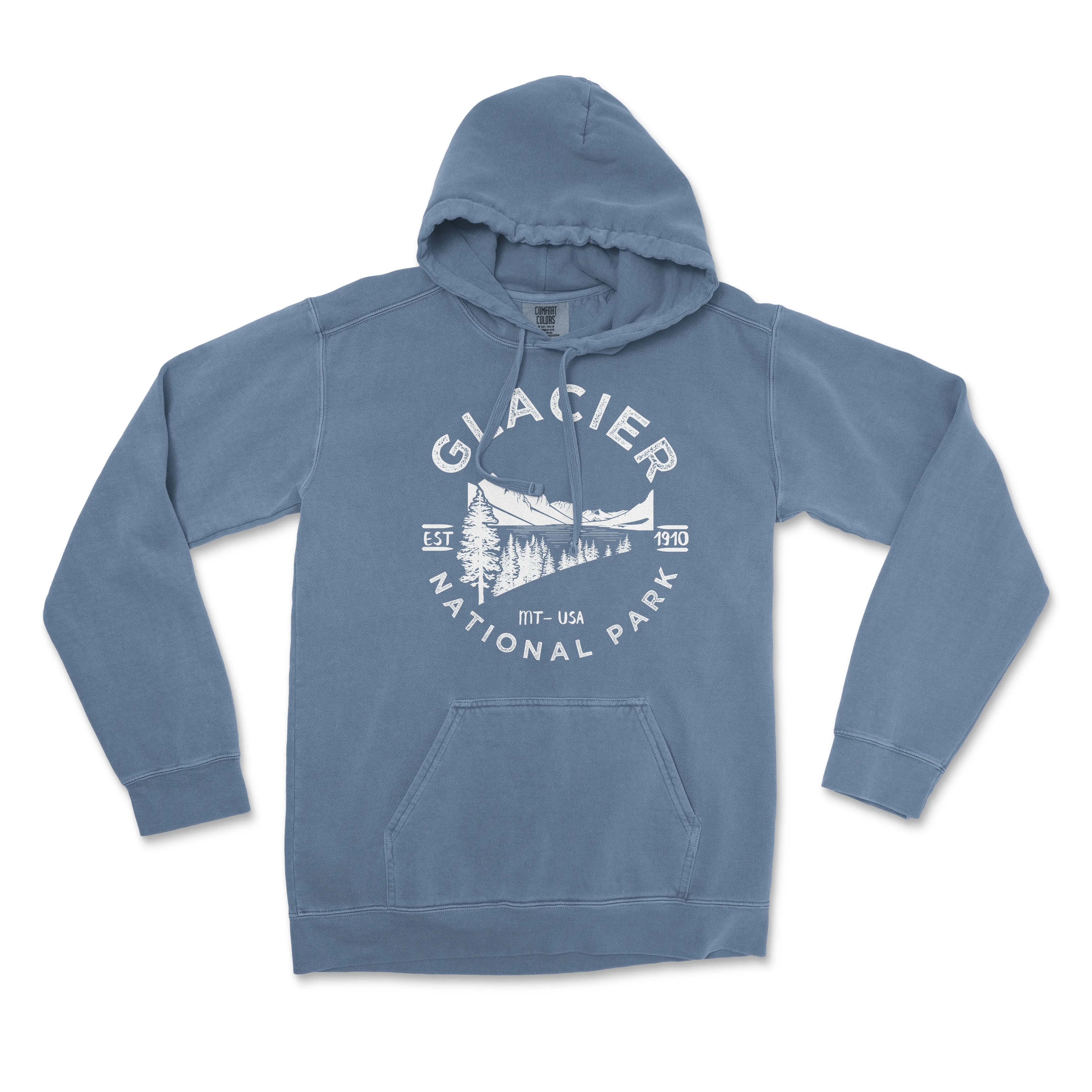Glacier Valley National Park Comfort Colors Hoodie