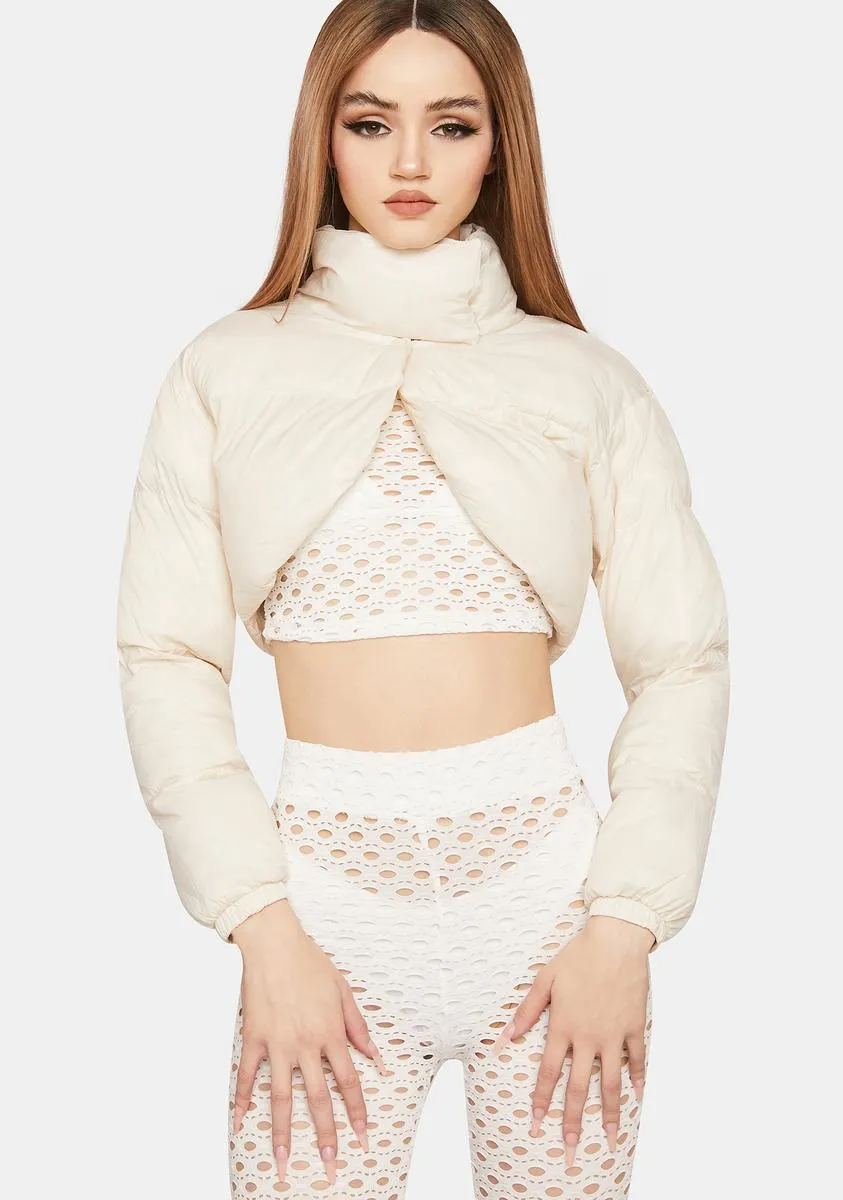 Got Your Guard Up Puffer Jacket