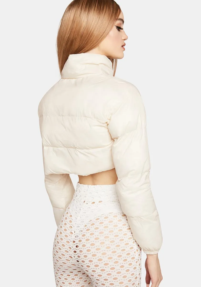 Got Your Guard Up Puffer Jacket