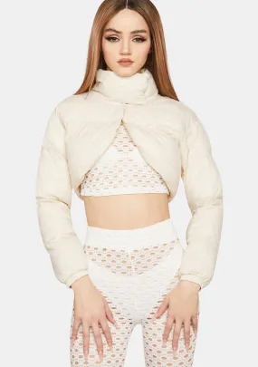 Got Your Guard Up Puffer Jacket