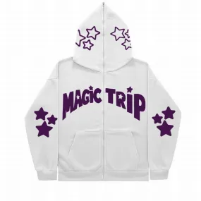 INSTOCK - 2023 cross-border full face zipper sweatshirt