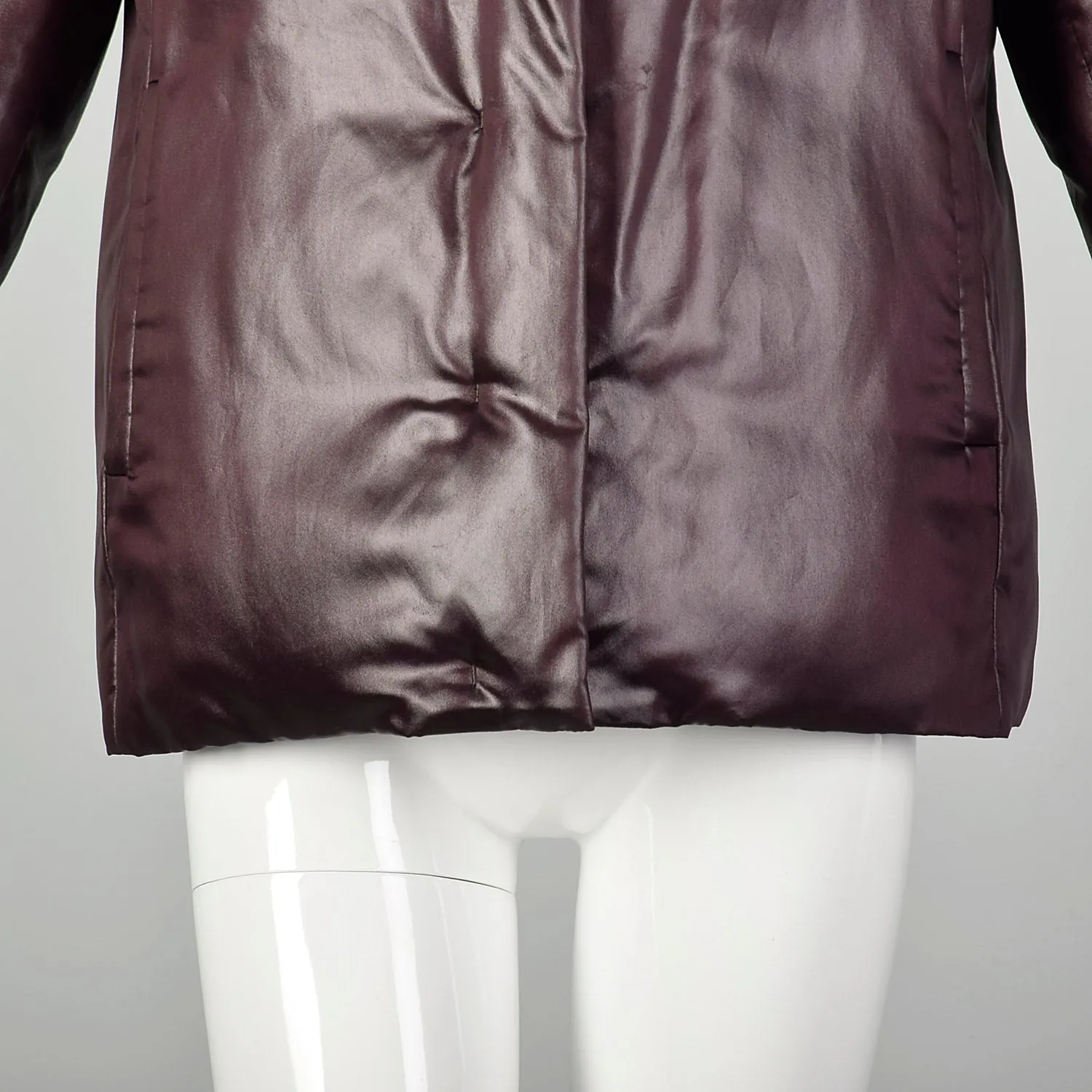 Jill Sander Minimalist Shawl Collar Puffer Jacket