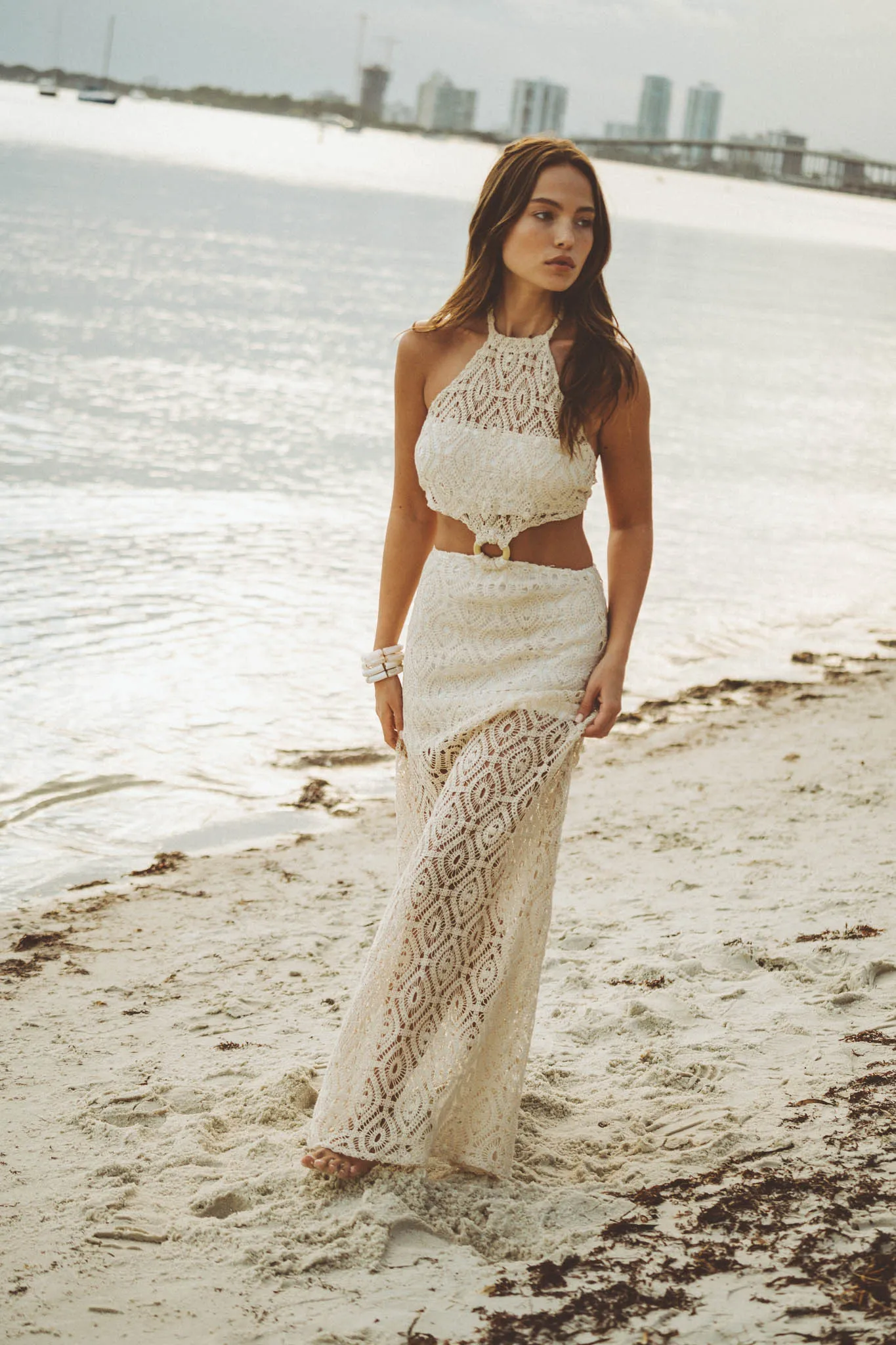 Kai Crochet Maxi Dress