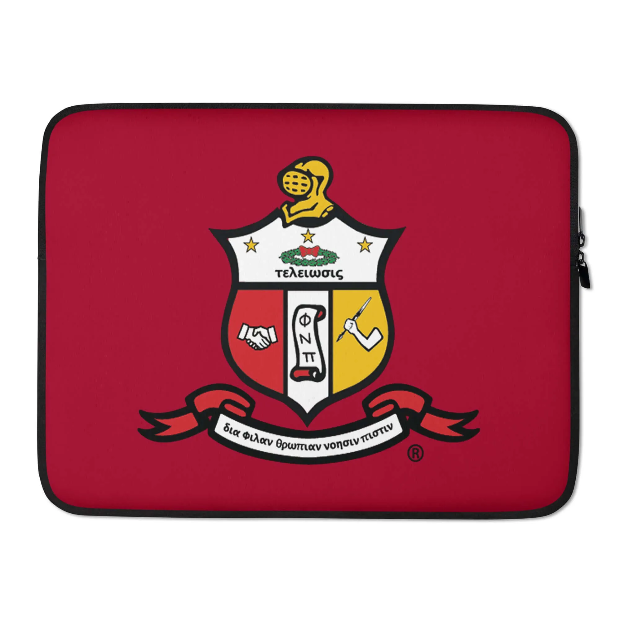 Kappa Alpha Psi Coat of Arms Laptop Sleeve
