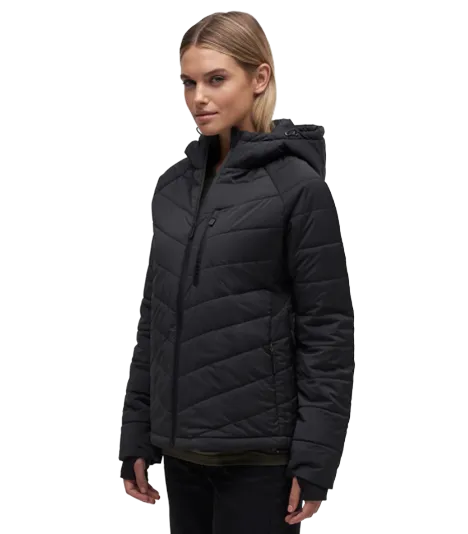 LeBent Womens Genepi Wool Insulated Hooded Jacket