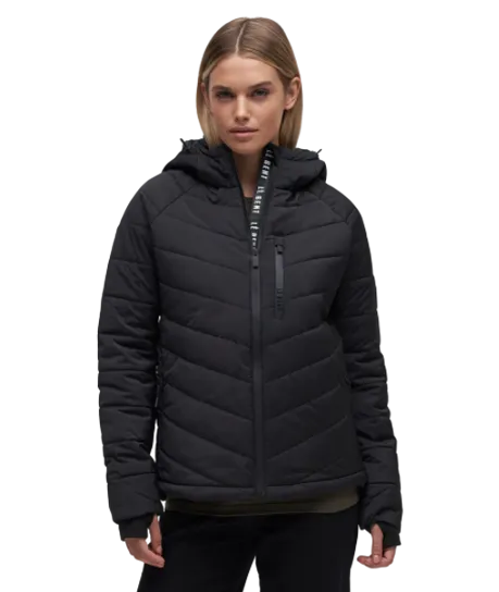 LeBent Womens Genepi Wool Insulated Hooded Jacket
