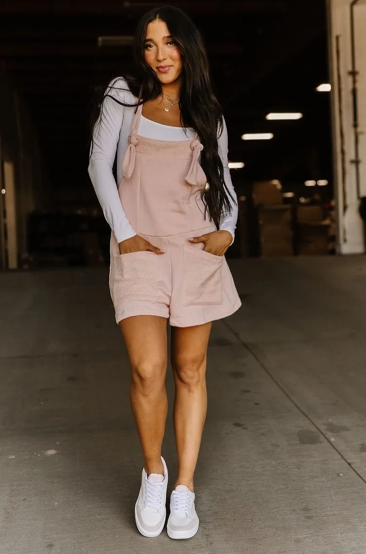Logan Romper - Blush