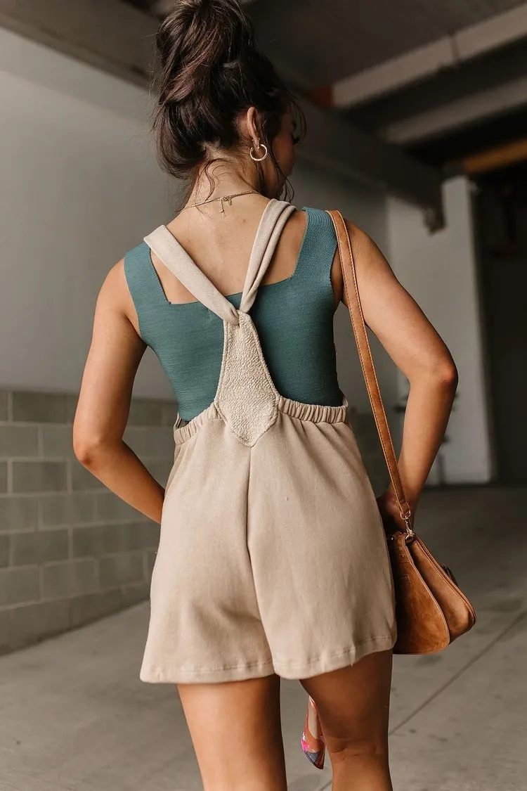 Logan Romper - Taupe