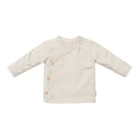 Long Sleeve Wrap Cardigan - Sand