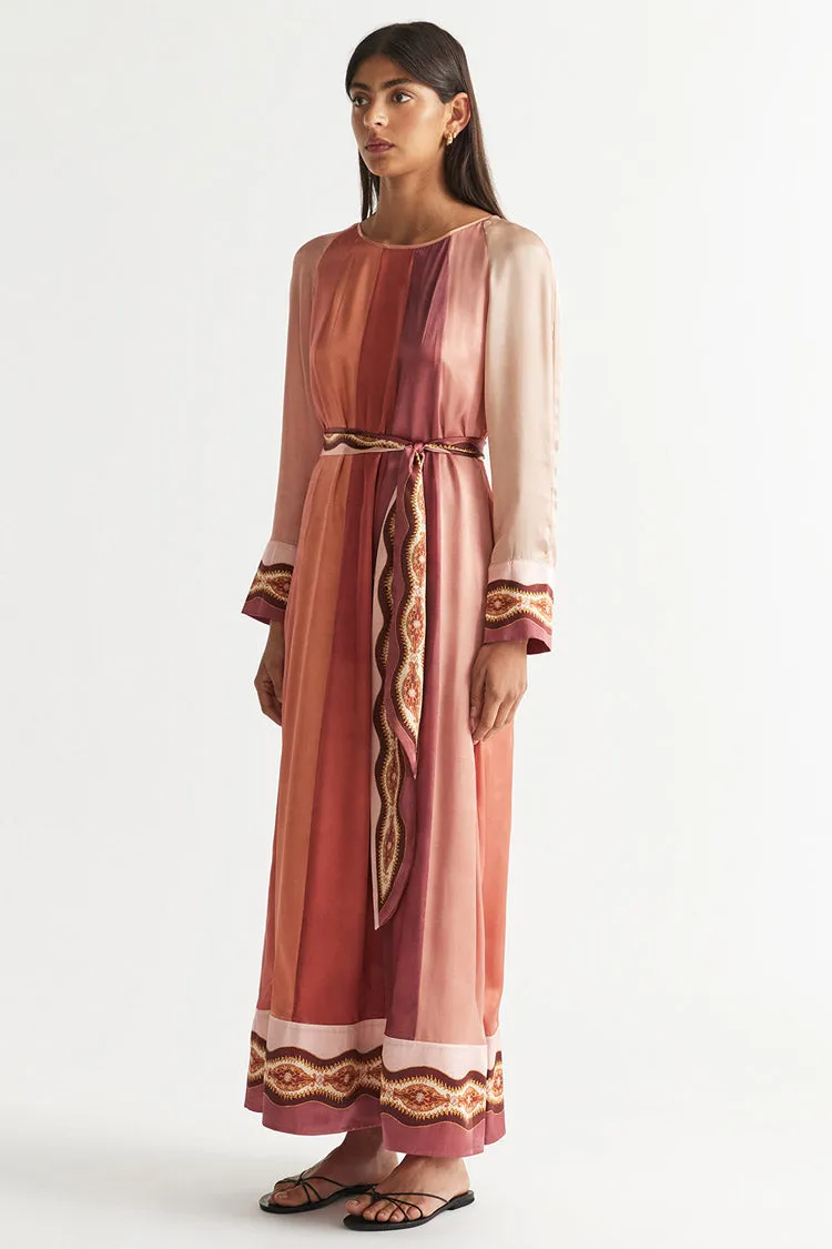 Lucky Sunray Dress in Rose