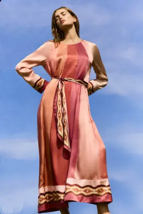 Lucky Sunray Dress in Rose