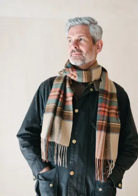 Men's Cashmere Scarf in Stewart Dress Antique Tartan